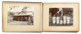 (FIJI--EARLY PHOTOGRAPHS.) An album containing 54 photographs,